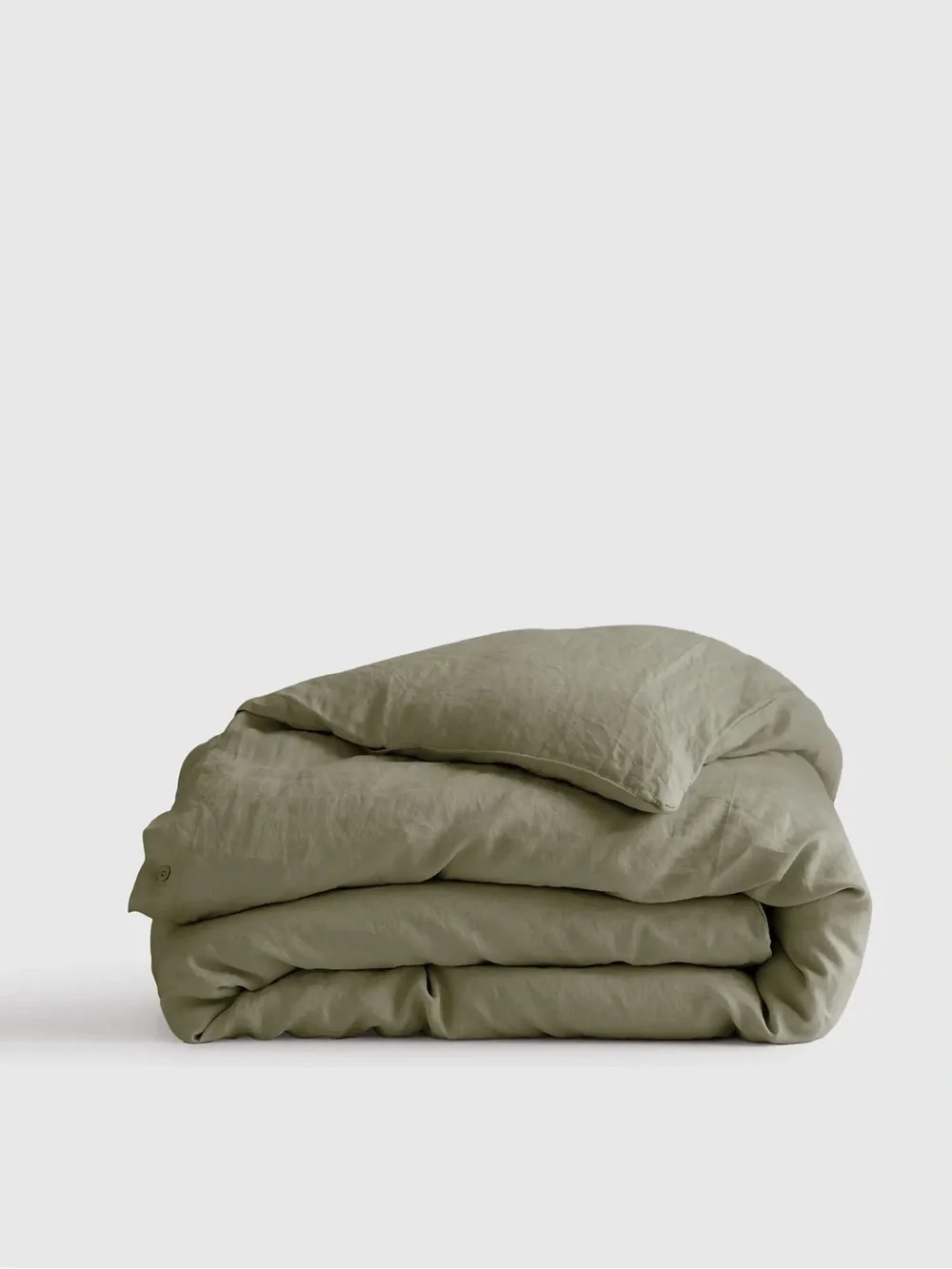 QUINCE European Linen Duvet Cover Full/Queen Willowleaf 0554